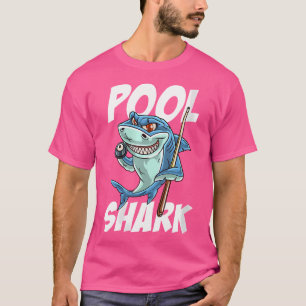 T-shirt Wo Funny Billard Pool Shark Snooker Hall Joke Bi
