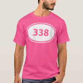 T-shirt Wo Guys 338 Gros Jeu Chasse Fusil Calibre Canon Pr (Devant)