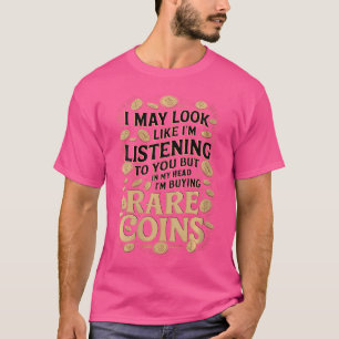T-shirt Wo Humour de collection de pièces de monnaie pour