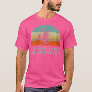 T-shirt Wo J'aime Juste Vraiment Les Poivrons Ok Drôle