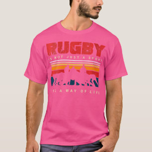 T-shirt Wo Joueur De Rugby Et Tackdown Ou Touchdown Pour U