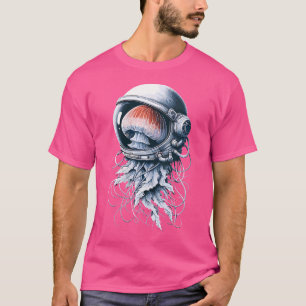 T-shirt Wo méduse de l'espace Astronaute plongée en apnée