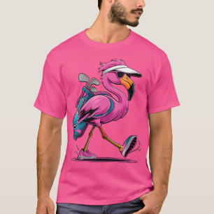 T-shirt Wo Ping Lunettes de soleil de golf Flamingo Femme