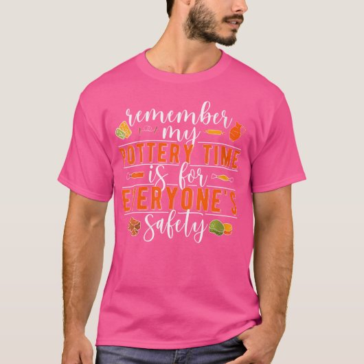 T-shirt Wo Pottery Time Pottery Maker Céramique Potterie C (Devant)