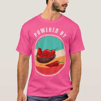 T-shirt Wo Propulsé Par Chili Pepper Chili Sarrastic Peppe