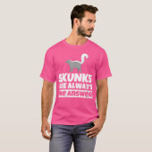 T-shirt Wo Skunk Loover Funny Skunks Humour (Devant entier)