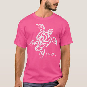 T-shirt Wo Symbole Turtle Nouvelle-Zélande Kia Ora Culture