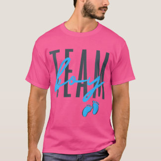 T-shirt Wo Team Boy Genre Révéler Baby shower Rose Ou Bleu