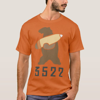 T-shirt Wojtek the bear Polish Soldier Bear Natural Brown