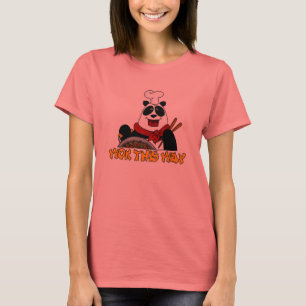 T-shirt wok de cette façon