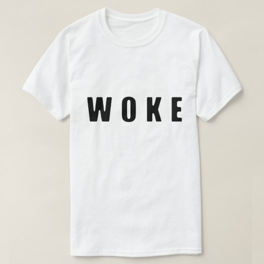 T-SHIRT "WOKE" (BRIGHT) (Design devant)