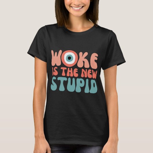 T-shirt Woke Is The New Stud Funny Anti Woke Conservative (Devant)