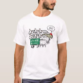 T-shirt Woke Joe Biden Humour Drôle Sheep Trump (Devant)