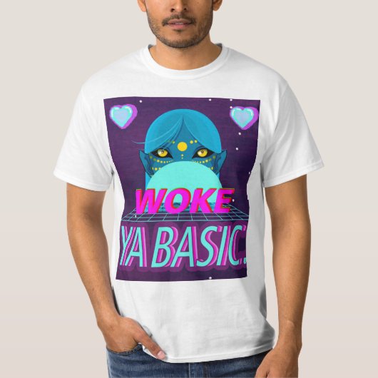 T-shirt Woke ya basic (Devant)