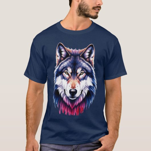 T-shirt wolf (Voorkant)