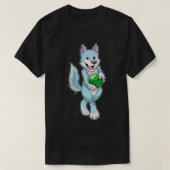 T-shirt Wolf à Bowling avec Bowling balle (Design devant)
