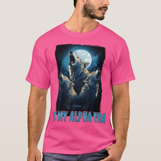 T-shirt Wolf À Mon Époque Alpha (Devant)