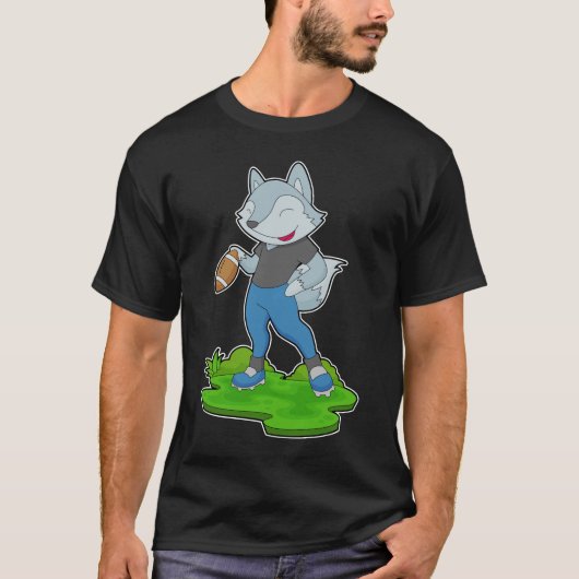 T-shirt Wolf American Football (Devant)
