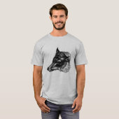 T-shirt Wolf antique (Devant entier)