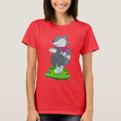 T-shirt Wolf Coffee Cup (Devant)