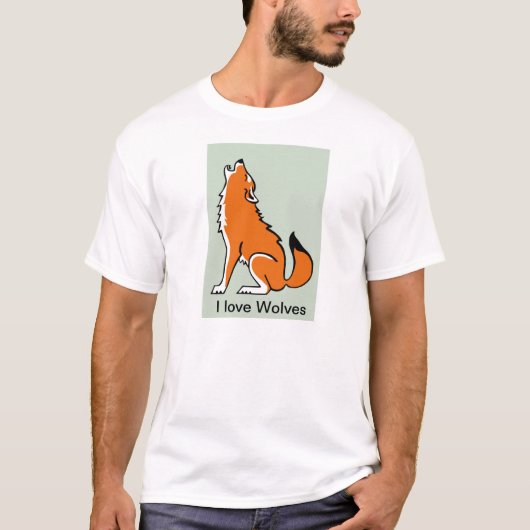T-shirt -WOLF Cool- Conservation - Hommes en voie de dispa (Devant)