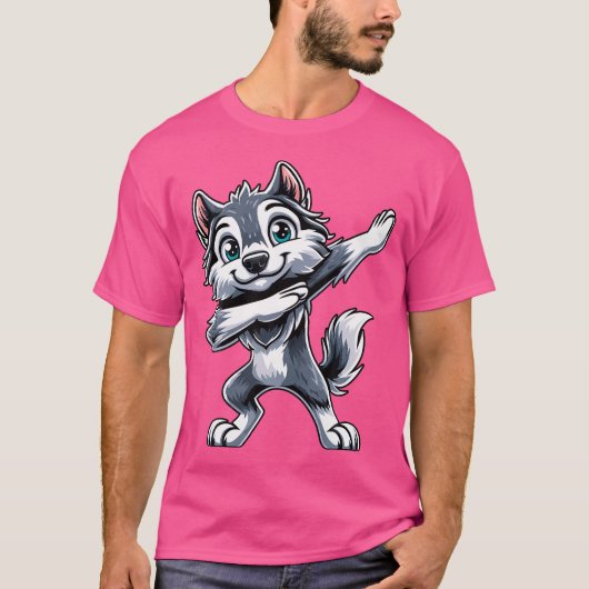 T-shirt Wolf Dabbing Wolves (Devant)