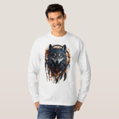 T-shirt Wolf Dream Catcher (Devant entier)