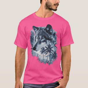 T-shirt Wolf esthétique avec palmiers I Wolf