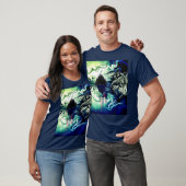 T-shirt Wolf et Woods Abstraits (Unisexe)