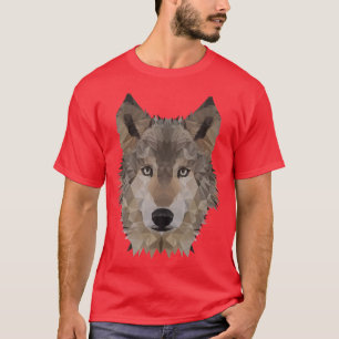 T-shirt Wolf Fairy Tale Wolves Leitwolf Wolves Polygone