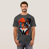 T-shirt Wolf Fire (Devant entier)