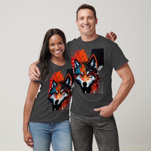T-shirt Wolf Fire (Unisexe)