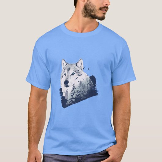 T-shirt Wolf forestier (Devant)