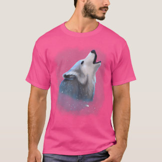 T-shirt Wolf Galaxie cosmique Astronomie spatiale céleste