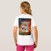 T-shirt Wolf Galaxy (Dos entier)