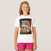 T-shirt Wolf Galaxy (Devant entier)