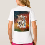 T-shirt Wolf Galaxy (Dos)