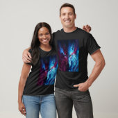 T-shirt Wolf galaxy wolf   for men and woman (Unisexe)