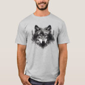 T-shirt Wolf Graphisme Art Animal Wolves Fan Art (Devant)