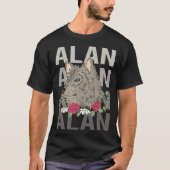 T-shirt Wolf Head - Alan Name (Devant)