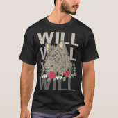 T-shirt Wolf Head - Nom Will (Devant)
