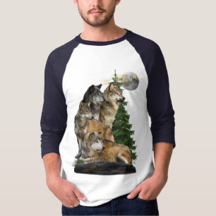 T-shirt Wolf Howling