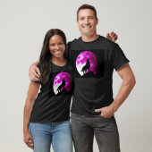 T-shirt Wolf Howling à Moon (Unisexe)