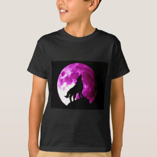 T-shirt Wolf Howling à Moon
