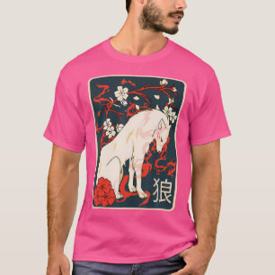 T-shirt Wolf japonais ancien Loup Art Wolf Japonais