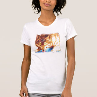 T-shirt wolf_licking_ice_2_by_driftingsoul181