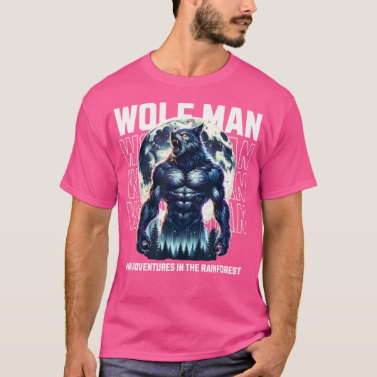 T-shirt Wolf Man (Devant)
