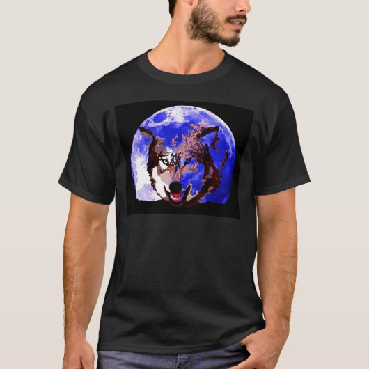 T-shirt Wolf & Moon (Devant)