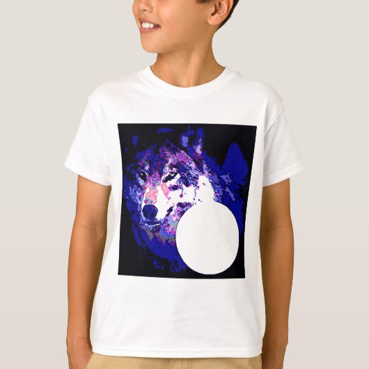 T-shirt Wolf & Moon (Devant)