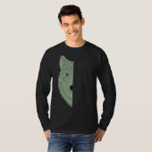 T-shirt Wolf Motif Predator Face Wolfs (Devant entier)